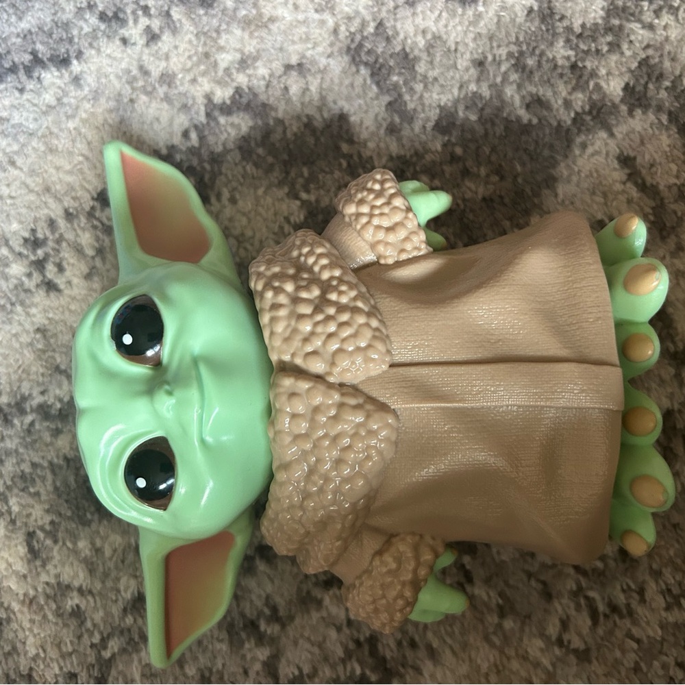 Green and Tan Baby Alien Figure